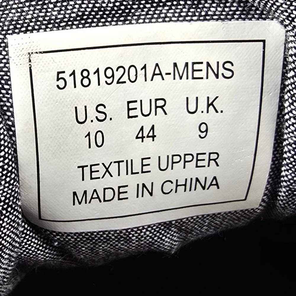 Levis Mens 51819201A Grey Textile Low Top Sneakers Size 10‎ Casual Skater Shoes